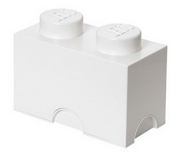 ROOM COPENHAGEN LEGO STORAGE BRICK 2 WHITE STORAGE BOX WHITE