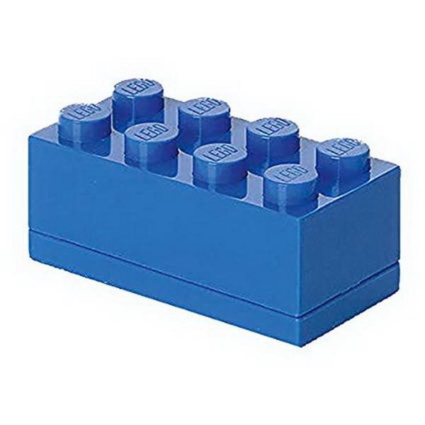 ROOM COPENHAGEN LEGO MINI BOX 8 BLUE, STORAGE BOX BLUE