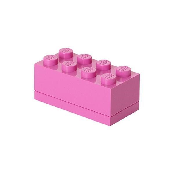 ROOM COPENHAGEN LEGO MINI BOX 8 PINK, STORAGE BOX PINK