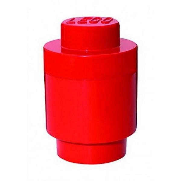 ROOM COPENHAGEN LEGO STORAGE BRICK 1 ROUND RED, STORAGE BOX RED