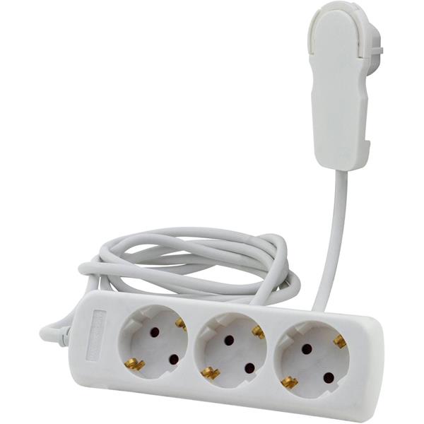 REV MULTIPLE SOCKET OUTLET 3-FOLD 2M WHITE