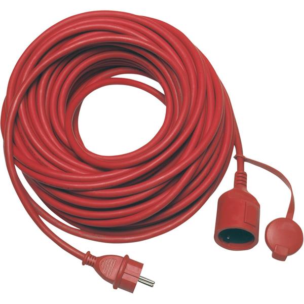REV EXTENSION IP44 25M RED