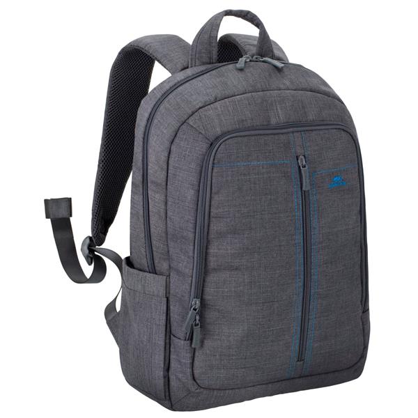 RIVACASE 7560 BACKPACK 15.6 GRAU CANVAS MATERIAL