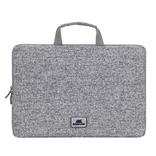 RIVACASE 7915 LIGHT GREY LAPTOP SLEEVE 13.3  WITH HANDLES