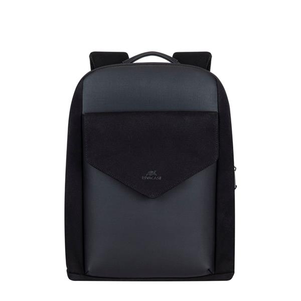 RIVACASE 8524 BLACK CANVAS URBAN BACKPACK