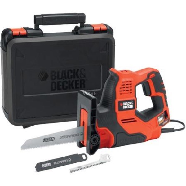 BLACK - DECKER 3-IN-1 AUTOSELECT UNIVERSAL SAW SCORPION RS890K, JIGSAW ORANGE, SUITCASES, 500 WATT