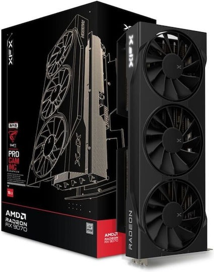 XFX Radeon RX 9070 16GB GDDR6 Quicksilver OC Gaming Edition