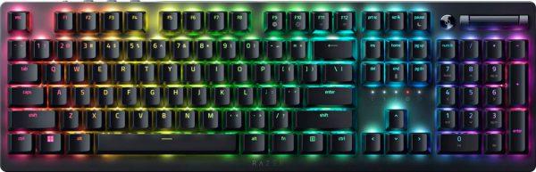 RAZER DEATHSTALKER V2 PRO – LINEAR RED – RGB WIRELESS KEYBOARD – LOW-PROFILE OPTICAL – 40 HR BATTERY