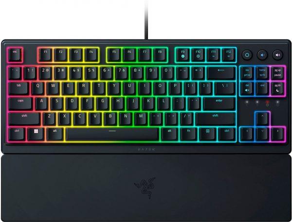 RAZER ORNATA V3 TENKEYLESS – MECHA MEMBRANE GAMING KEYBOARD – LOW PROFILE – UV COATED KEYCAPS – US