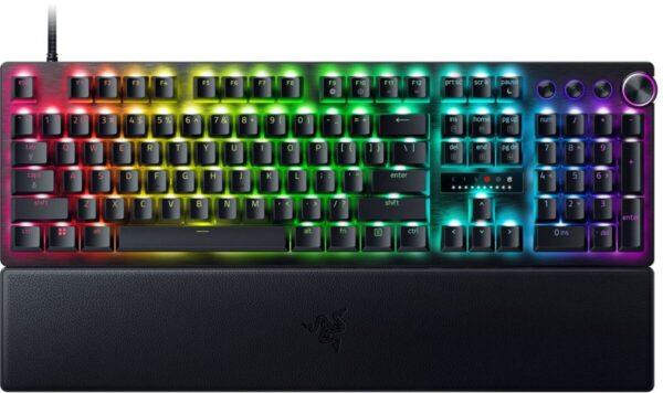 RAZER HUNTSMAN V3 PRO ANALOG – OPTICAL GAMING KEYBOARD – RAPID TRIGGER – MEDIA BUTTONS – US LAYOUT