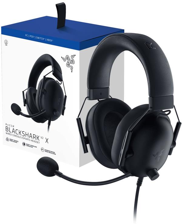 RAZER BLACKSHARK V2 X FOR PLAYSTATION – 7.1 GAMING HEADSET – AUDIO JACK – XBOX/PC/PS4/PS5/SWITCH