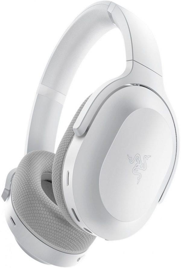RAZER BARRACUDA MERCURY WHITE WIRELESS & BLUETOOTH PC/PS5/SWITCH/ANDROID/IOS GAMING HEADSET USB-C