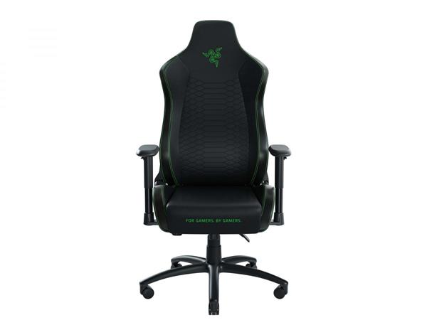 RAZER ISKUR X – XL GREEN/BLACK – GAMING CHAIR – LUMBAR SUPPORT – SYNTHETIC LEATHER -MEMORY FOAM HEAD