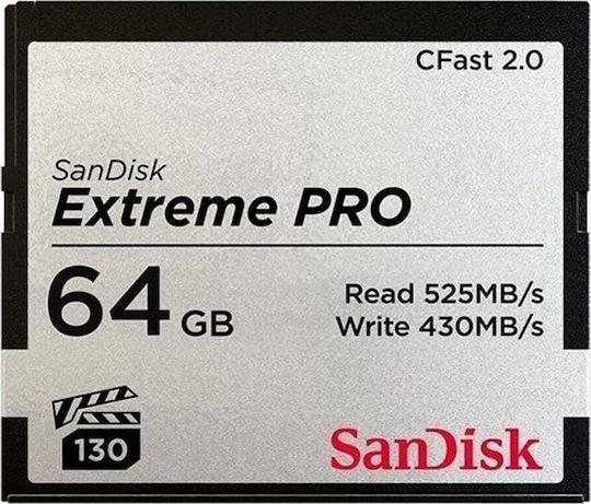 SanDisk CFAST 2.0 VPG130    64GB Extreme Pro