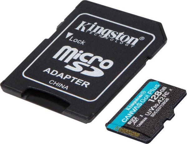 KINGSTON MICROSD128GB CANVAS GO! PLUS AD