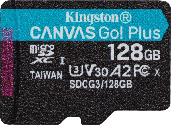 KINGSTON MICROSD128GB CANVAS GO! PLUS