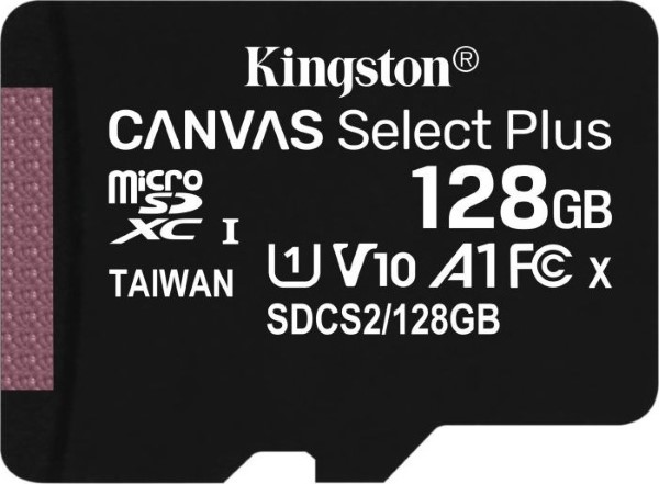 KINGSTON MICROSD128GB CANVAS SELECT+ SDCS2 SP