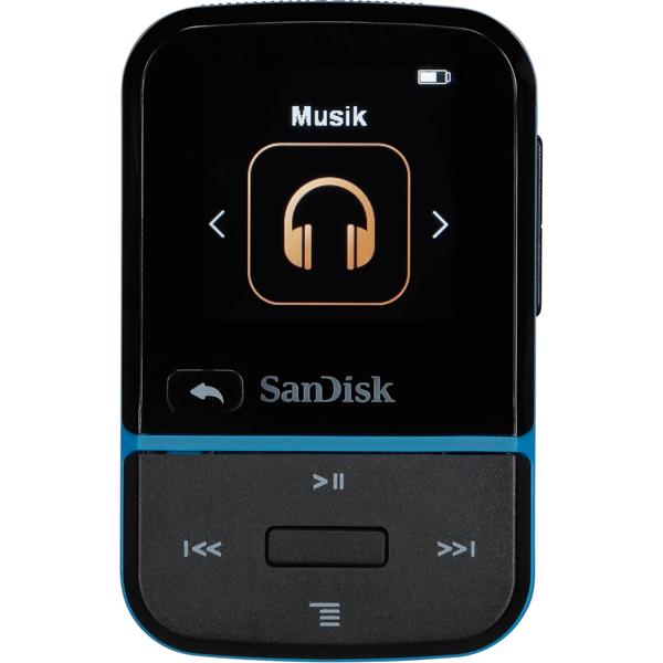 SANDISK CLIP SPORT GO NEW   32GB BLUE            SDMX30-032G-E46B
