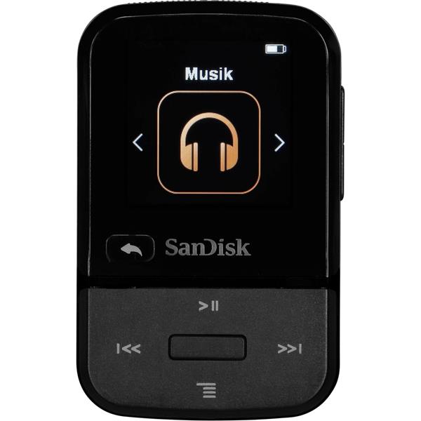 SANDISK CLIP SPORT GO NEW   32GB BLACK           SDMX30-032G-E46K
