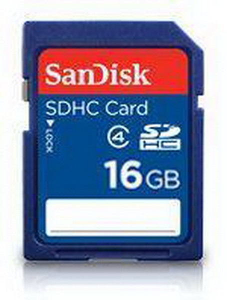 SANDISK MEMORY CARD SECURE DIGITAL SDHC CARD 16GB MEMORY CARD