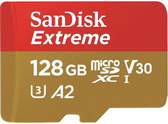 SanDisk microSDXC  128GB Extreme A2 C10 V30 UHS-I U3