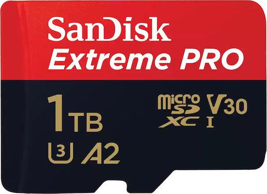 SanDisk microSDXC 1TB Extreme Pro A2 C10 V30 UHS-I U3