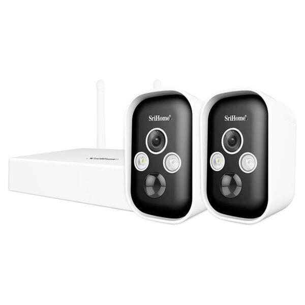 SRIHOME LOW POWER BATTERY SECURITY CAMERA SYSTEM 3MP