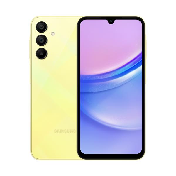 Smartphone Samsung Galaxy A15 6.5'' 128GB/4GB Yellow + Δώρο Samsung SmartTag 2