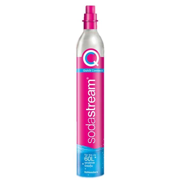 SODASTREAM  QUICK CONNECT CO2 RESERVE CYLINDER CQC, SPARKLING WATER MAKER PINK/BLUE