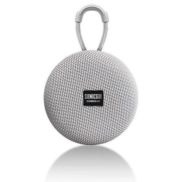 SONICGEAR SONICGO 2 BLUETOOTH 5.3 PORTABLE SPEAKER WITH MIC FM RADIO USB PLAYBACK GREY