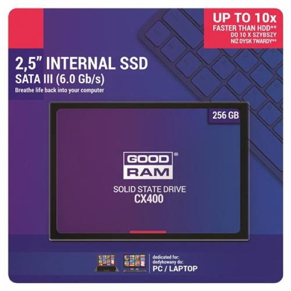 GOODRAM SSD CX400 256GB SATA III 2,5"