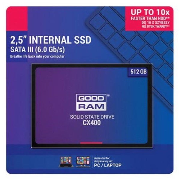 GOODRAM SSD CX400 512GB SATA III 2,5"