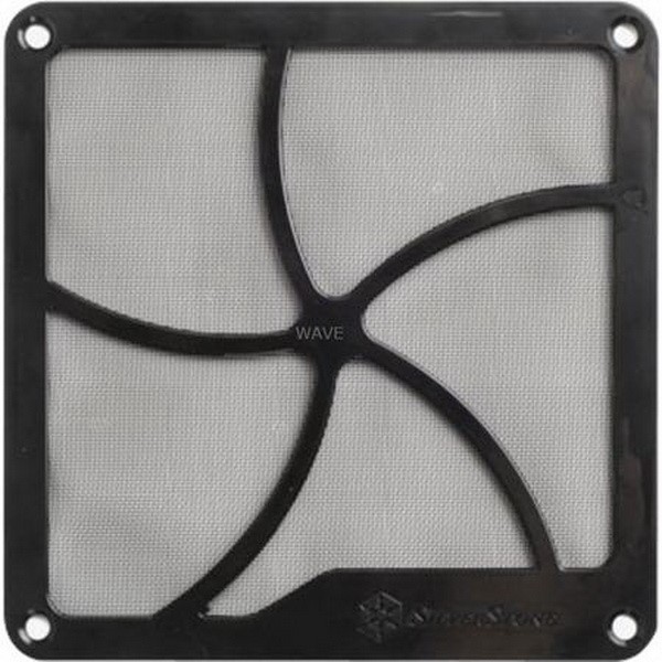 SILVERSTONE FILTER KIT FF141, DUST FILTER BLACK, RETAIL LITE