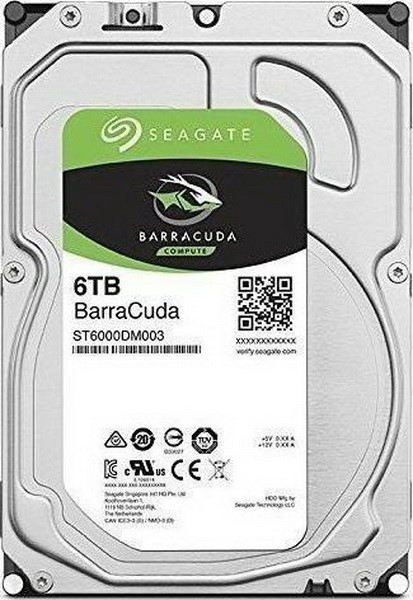 SEAGATE HDD  BARRACUDA ST6000DM003 6TB SATA III  (D)