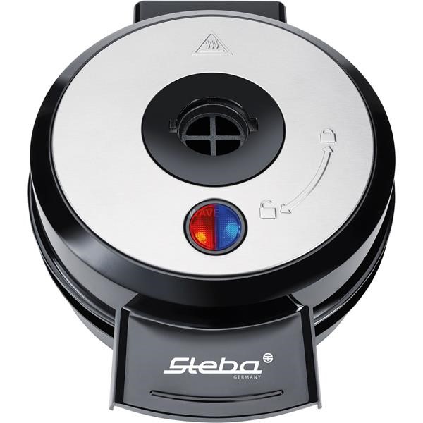 STEBA WE 20 VOLCANO, WAFFLE IRON  BLACK / SILVER
