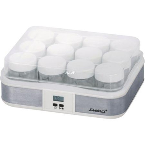 STEBA YOGHURT MAKER JM 2, YOGURT MAKER  STAINLESS STEEL / WHITE
