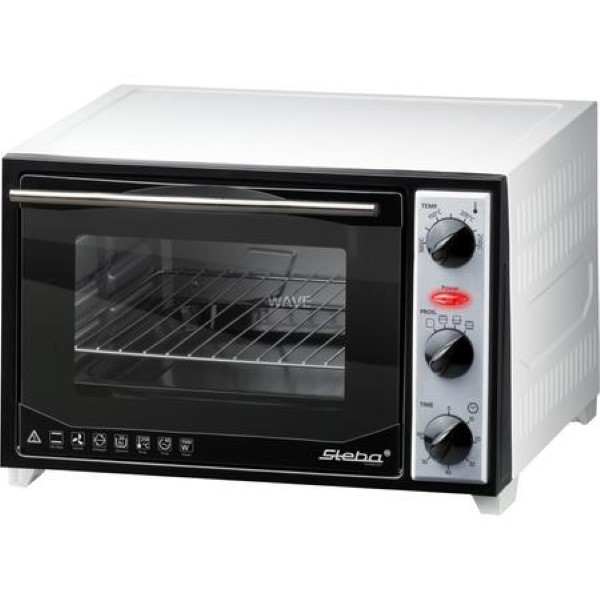 STEBA OVEN WITH ROTISSERIE AND CONVECTION KB 27 U. 2, MINI OVEN  WHITE / BLACK