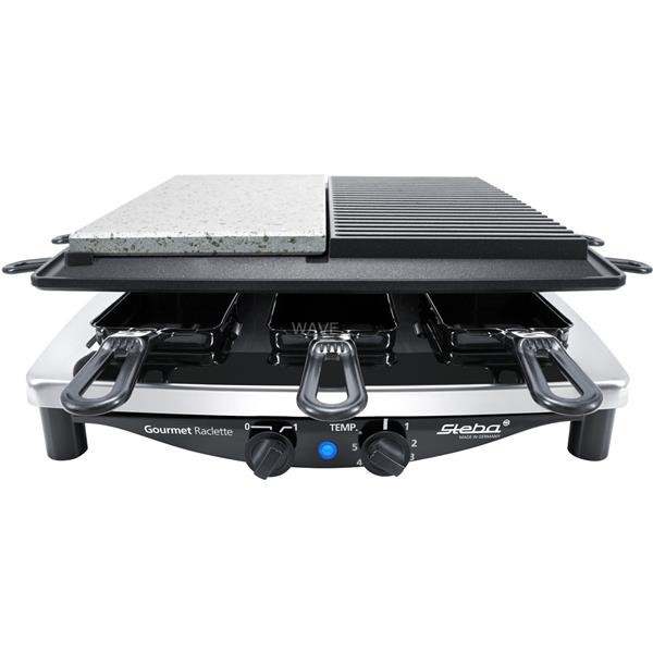 STEBA RACLETTE RC 4 PLUS DELUXE CHROMIUM  CHROME / BLACK