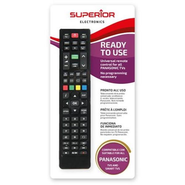 SUPERIOR REPLACEMENT REMOTE CONTROL FOR PANASONIC SMART