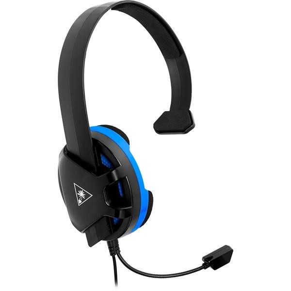 TURTLE BEACH RECON CHAT HEADSET  BLACK / BLUE, PLAYSTATION 4