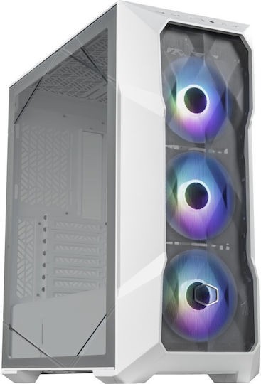CoolerMaster Masterbox TD500 Mesh V2 Gaming Midi Tower  RGB white
