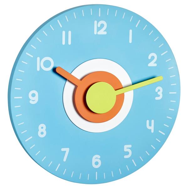 TFA 60.3015.06 DESIGN WALL CLOCK LIGHT BLUE 23CM