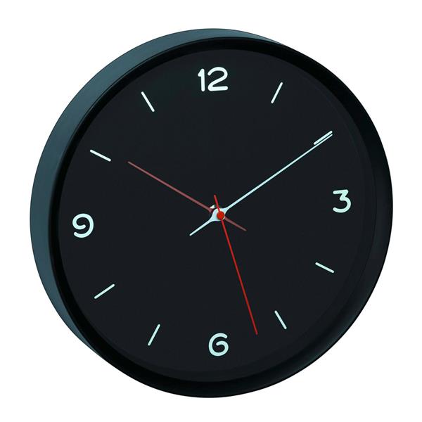 TFA 60.3056.01 BLACK ANALOGUE WALL CLOCK