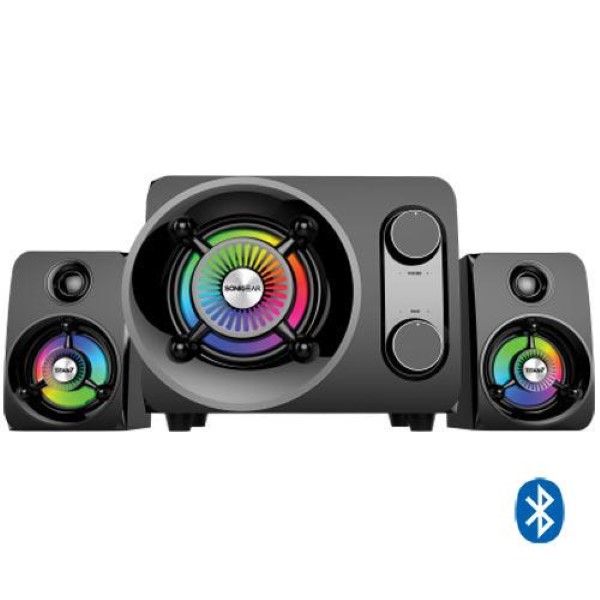 SONIC GEAR BLUETOOTH ULTRA BASS 2.1 STEREO SYSTEM