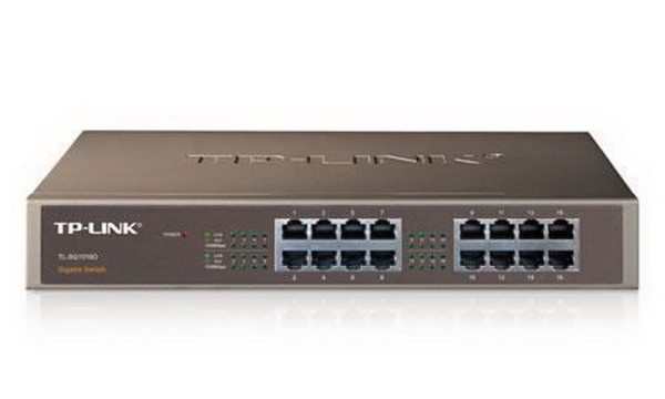 TP-LINK TL-SG1016D 16-port Gigabit Desktop/Rackmount Switch, 16 10/100/1000M RJ45 ports