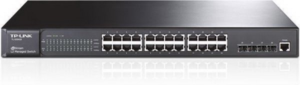 TP-LINK TL-SG5428 JetStream 24-Port Gigabit L2 Managed Switch with 4 SFP Slots