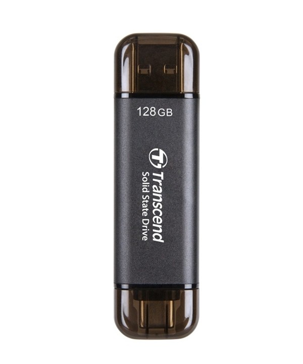 Transcend SSD ESD310C      128GB USB-C USB 3.2 Gen 2x1 black