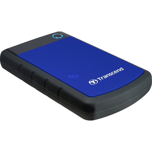 TRANSCEND STOREJET 25H3 4 TB HDD 4TB 1X MICRO USB 3.0 BLUE / BLACK, USB 3.1 GEN1