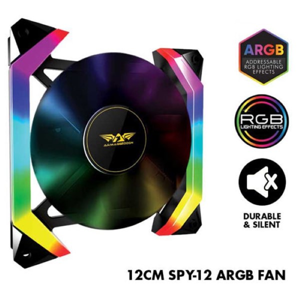 ARMAGGEDDON PC COOLING FAN ARGB TX SPY-12