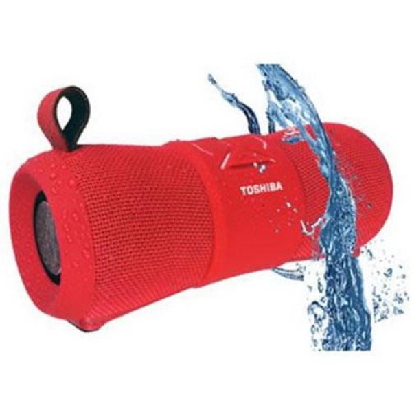 TOSHIBA AUDIO BLUETOOTH PORTABLE SPEAKER RED